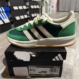 adidas Green and White Women's Shoes